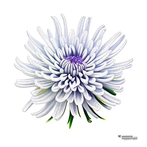 Chrysanthemums With Scorpion