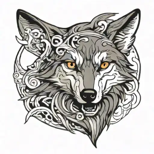 Wolf Smok Fox Moon