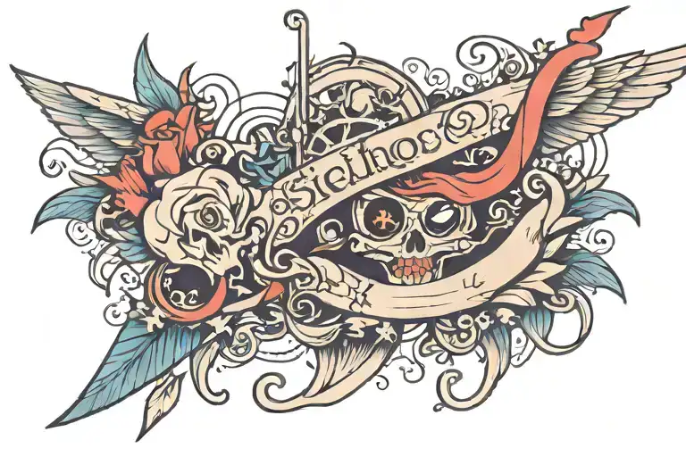 Quote Tattoo Down The Spine