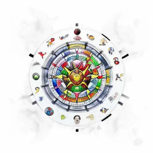 All The Zodiac Signs In One Piece Of Art