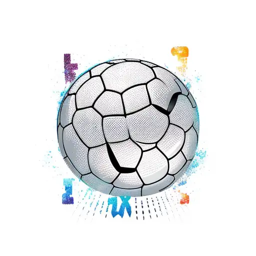 Combine A Football And Mickey In A New-school Style