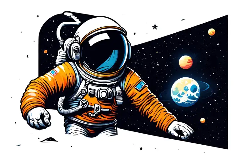Space With Astronaut