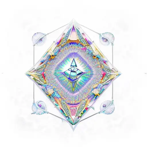 Zodiac Symbols Composed Of Intricate Crystal Formations