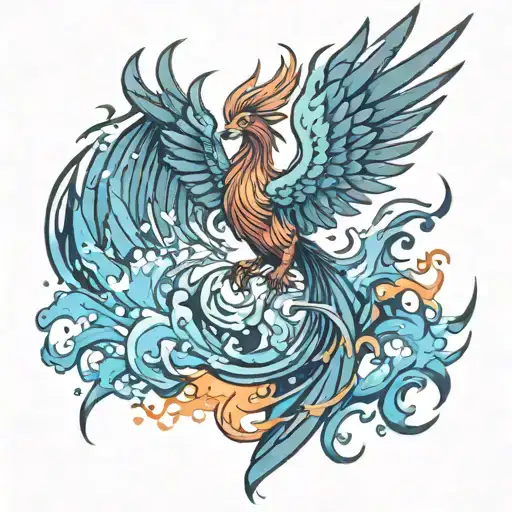 Phoenix Rising From The Ashes