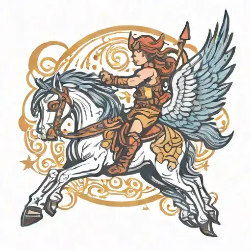 Sagittarius Bird Flying