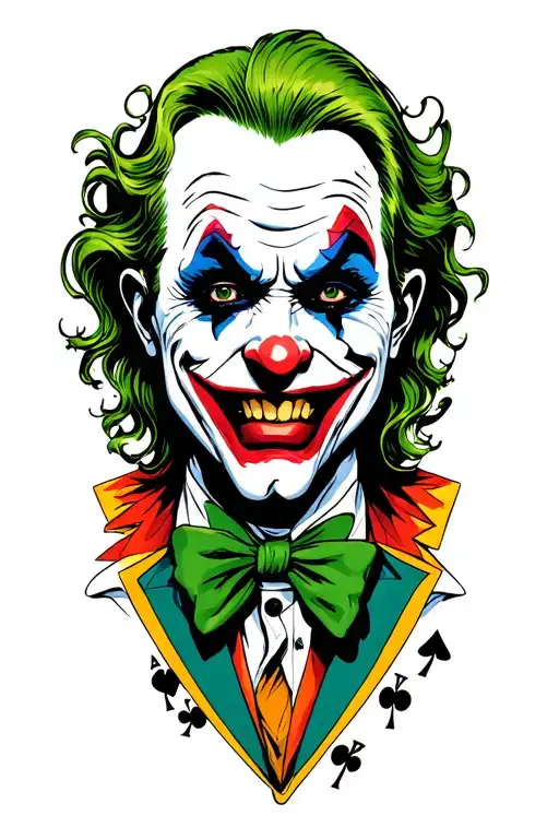 Joker With Haha And Cards