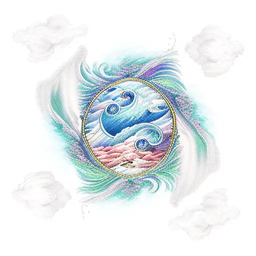 Four Winds Of Heaven Churning Up The Great Sea