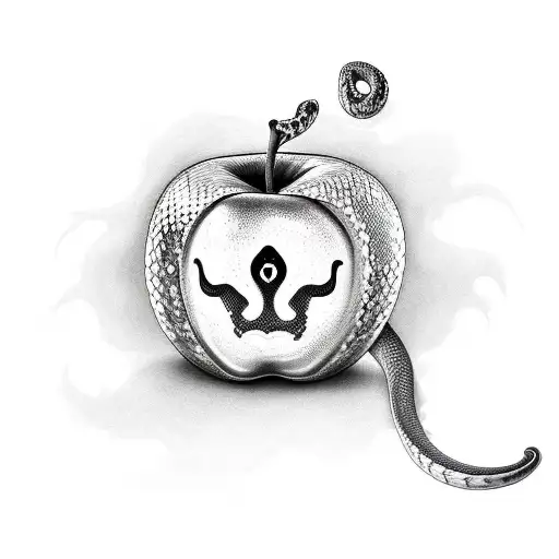 Poison Apple With Snake