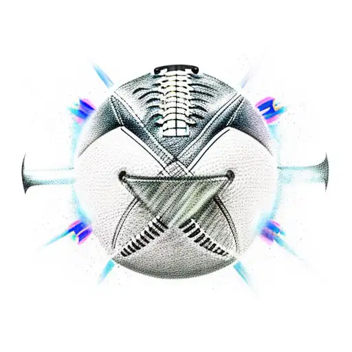 Combine A Nfl Football And A Jet Plane In A Dynamic And Energetic Design