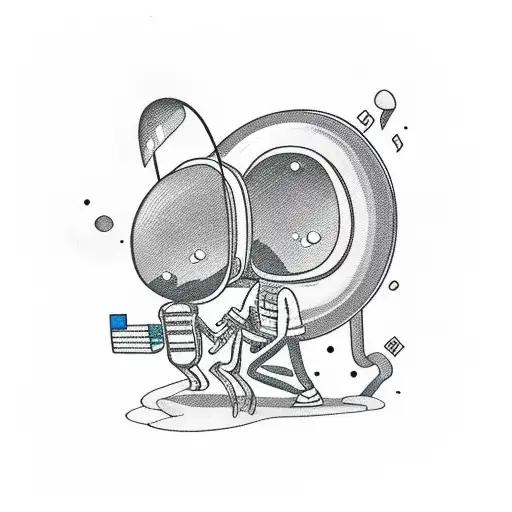 Alien Carrying An Astronaut