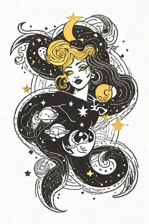 Galaxy And Zodiac Signs