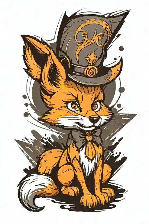 Orange Fox Full Body