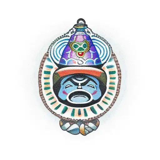 Kirby Riding A Mexican Sombrero