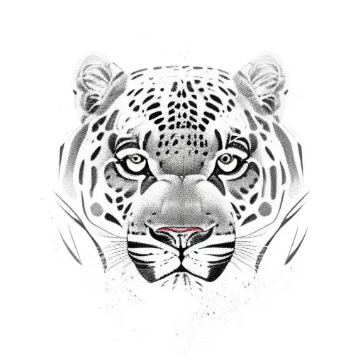 Panther With Jungle Background