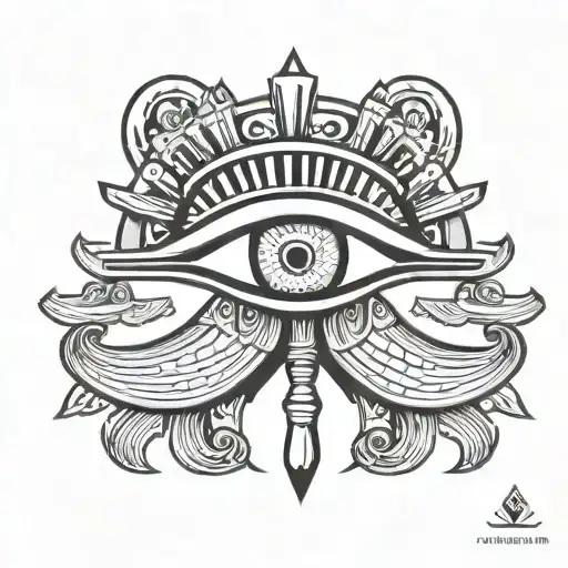 Egyptian God Pineal Gland Symbolizing Inner Power