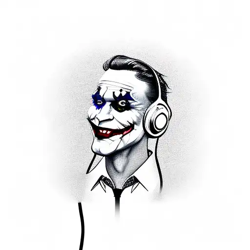 Joker With Headphones