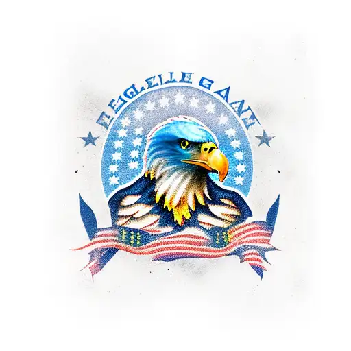 Eagle Usa Flag