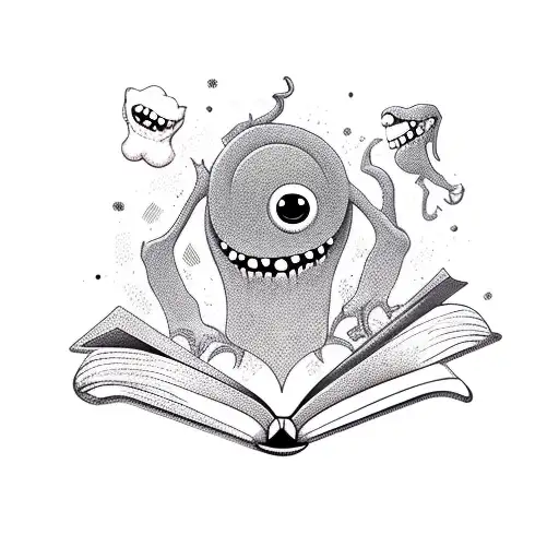 Monsters Coming Out Of A Book