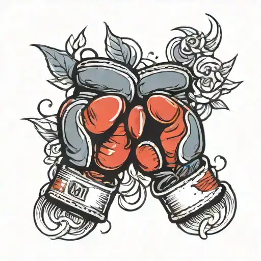 Boxing Gloves And Love And Kindness