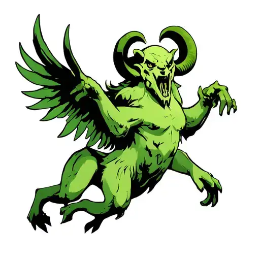 Aries Demon Ghost Flying