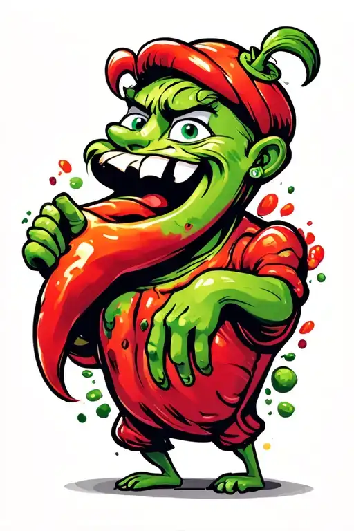 Chilli Cartoon Character