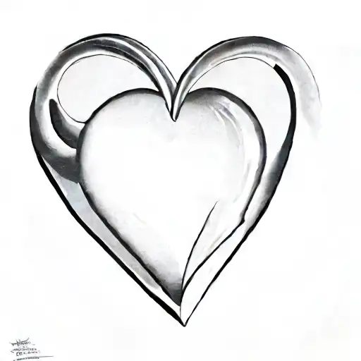 A Star In A Heart Shape