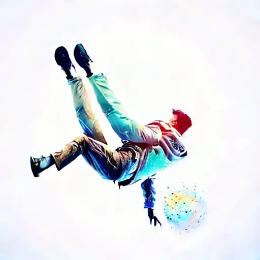 A Man Falling Down From A Space Picture