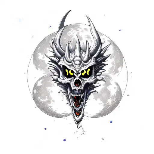 Moon Dragon Skull Lotes