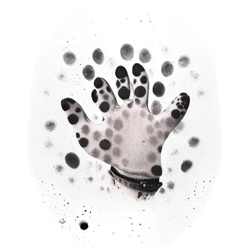 A Dog Paw Print Scrathing Through The Skin Of My Calf