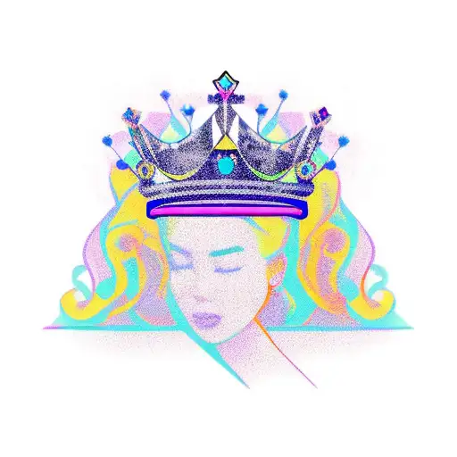 Crown With Banyo Queen Text