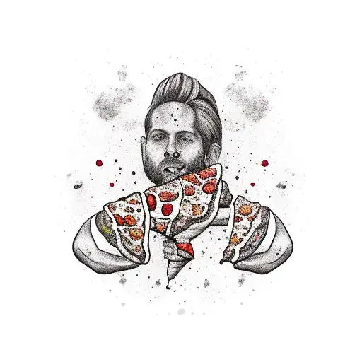 Pizza Margherita Color