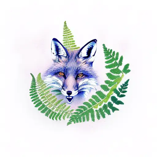 Fox With Fern