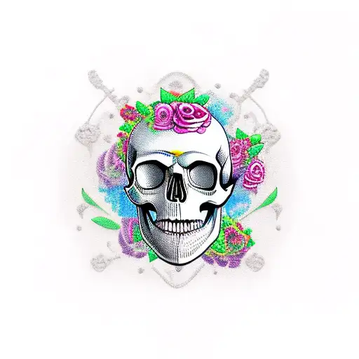 Skull And Roses