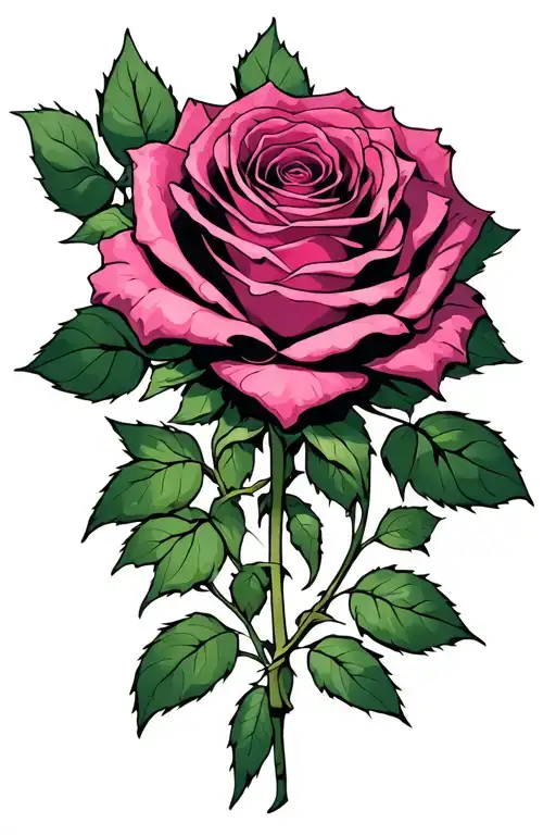 Rose Intertwined Withering Away