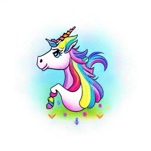 Rainbow Unicorn Gnome