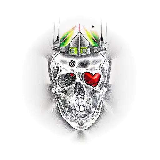 Car Tattoo With A Death Vibe