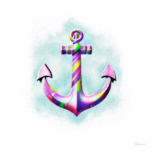 Anchor With Infity Simbol
