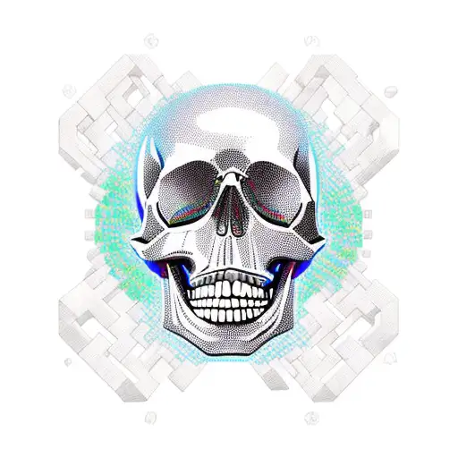 Skull Inside A His Brain A Maze
