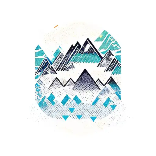 Mountains And Soccer Forearm Sleave