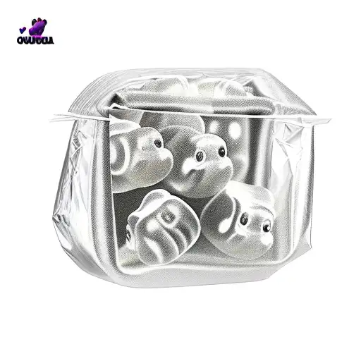 Gummy Bear Candies Inside A Small Zipblock Bag