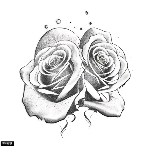 Two Black Roses Burning Inside