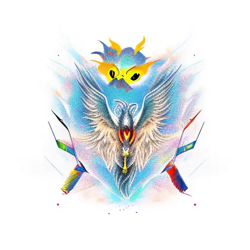 Lone Wolf And Flying Pheonix