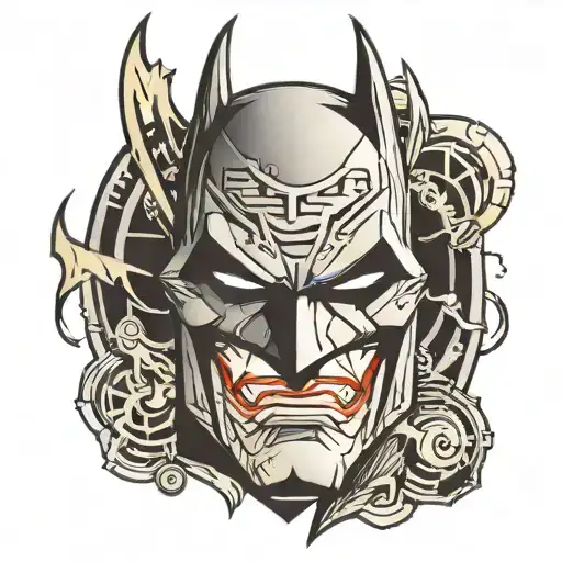 Batman Face And Symbol