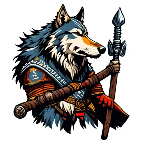 Wolf Viking Samurai Forrest