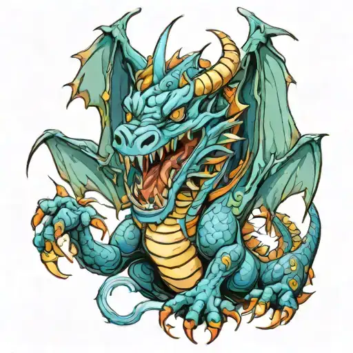 A Blue Dragon That Eats Nightmares To Protect Children