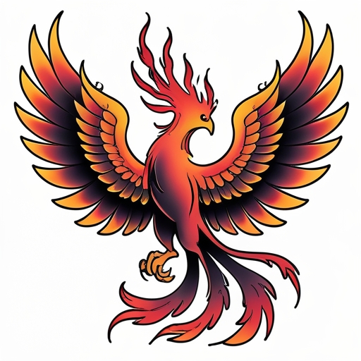 Phoenix’s Wings of the Sacred Fire