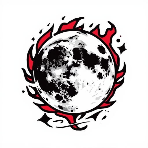 Moon’s Firestorm of Time