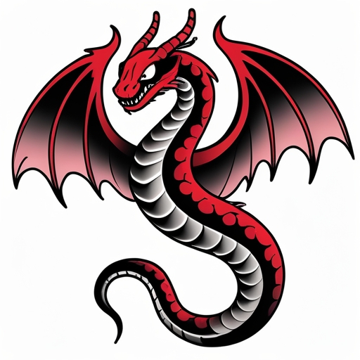 Crimson Winged Serpent