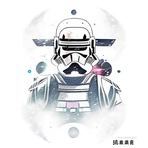 Samurai In Star Wars Style