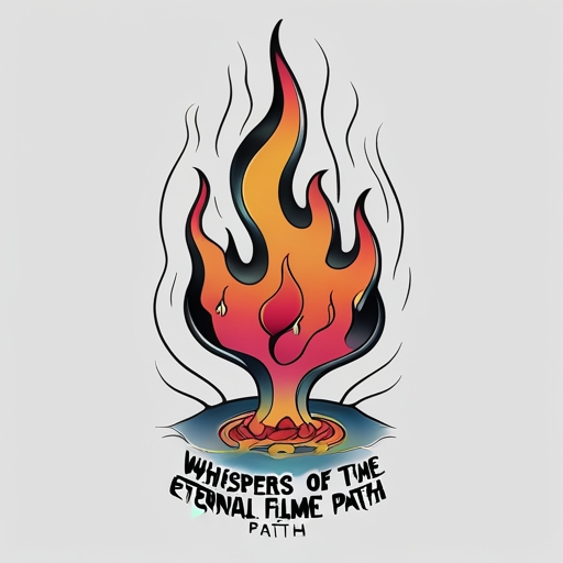 Whispers of the Eternal Flame’s Path Tattoo idea